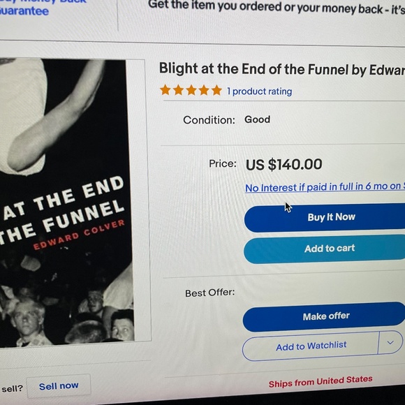 Blight At The End Of The Funnel by Edward Clover photo book punk rock - Picture 11 of 11